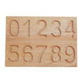 Wooden Story Houten Nummervolgbord