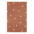 Lorena Canals Vloerkleed Mini Dot Chestnut