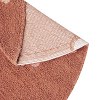 Lorena Canals Rond Vloerkleed Stippen Chestnut