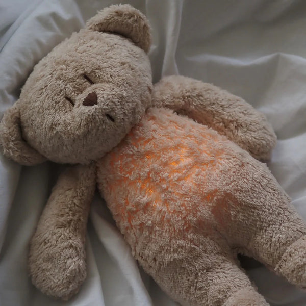 Moonie 2.0 Humming Bear - Hartslag, Licht & Smart Cry Detector