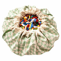 Play and Go Opbergzak-Speelmat Vichy Green Play and Go
