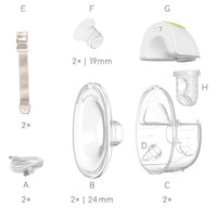 Ardo Melia Draagbare Dubbele Borstkolf Handsfree - productfoto 17