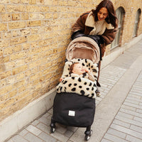 Binibamba Voetenzak Puffmuff - Leopard Binibamba