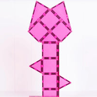 Connetix Charity Pack Pink - magnetische tegels 20 stuks