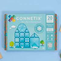 Connetix Charity Pack Teal - magnetische tegels 20 stuks