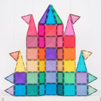 Connetix Castle Pack Glitter – magnetische tegels 48 stuks
