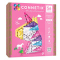 Connetix Unicorn Pack Glitter – magnetische tegels 56 stuks