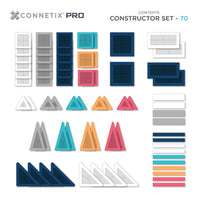 Connetix Pro Constructor Set – magnetische tegels 70 stuks