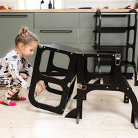 Ette Tete Leertoren Step'n Sit Goud-Zwart Met Extra Support