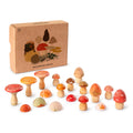 Grapat Mushroom Grove – 18 houten paddenstoelen