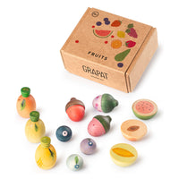 Grapat Fruits – 12 houten fruitstukken – volledig product