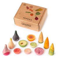 Grapat Veggies – 12 houten groenten – volledig product