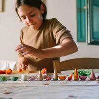 Grapat Veggies – 12 houten groenten – spelen met de set – sfeerfoto 2