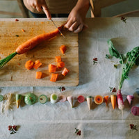 Grapat Veggies – 12 houten groenten – spelen met de set – sfeerfoto 3
