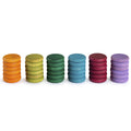 Grapat Munten Aanvullende Kleuren - 36 Stuks