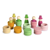 Grapat Nins met ringen en schijfjes 27 stuks - Lente - complete set