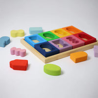Grimm's Ramen Bouwblokken - 16 Stuks