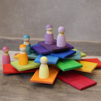 Grimm's Bouwplanken Regenboog - 11 planken