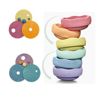 GRIMM’S x Stapelstein®  Rolling Discs Cool Classic - 3 Stuks