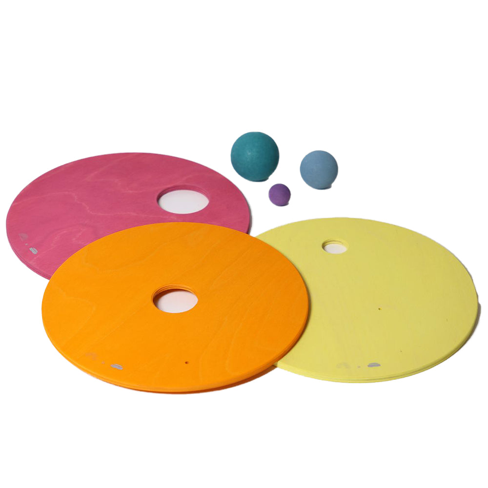 GRIMM’S x Stapelstein®  Rolling Discs Cool Classic - 3 Stuks