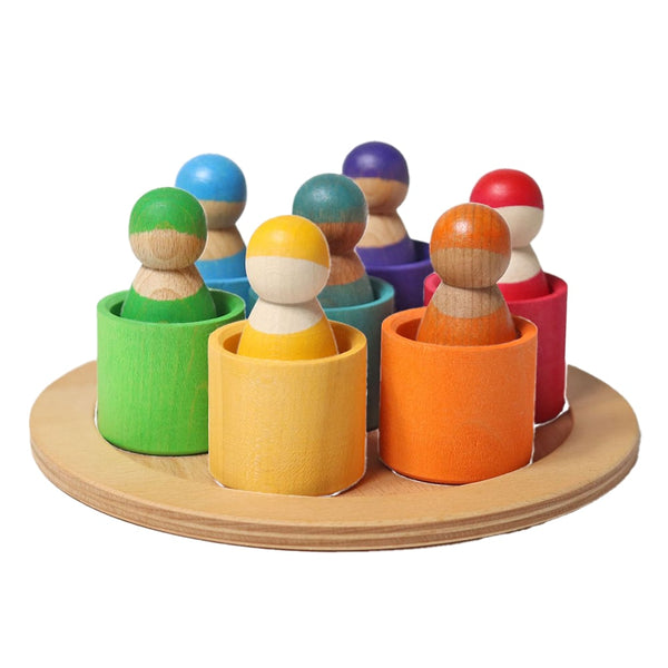 Grimm's Zeven Vrienden In Bakjes Regenboog