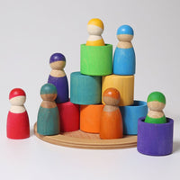 Grimm's Zeven Vrienden In Bakjes Regenboog
