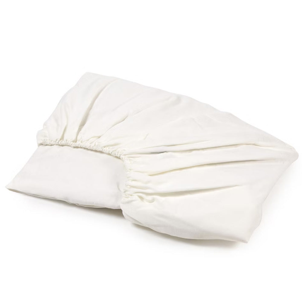 Kideo Essentials Linnen Hoeslaken Ledikant 100% Bio - 120x60cm White