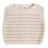 Hvid Harvey Cream/Apricot — witte achtergrond