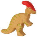 Holztiger Dino Parasaurolophus - 12cm