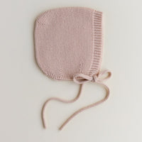 Hvid Strikmutsje Dolly - Apricot Hvid