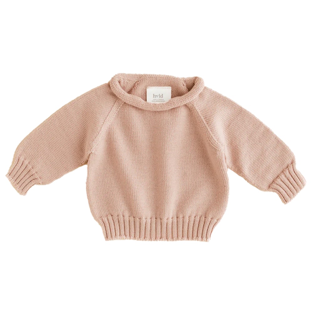 Hvid Trui Georgette 100% Merinowol