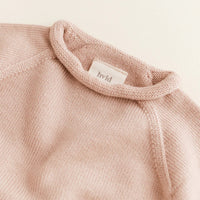 Hvid Trui Georgette 100% Merinowol
