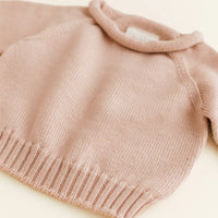 Hvid Trui Georgette 100% Merinowol