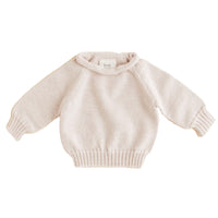 Hvid Trui Georgette 100% Merinowol