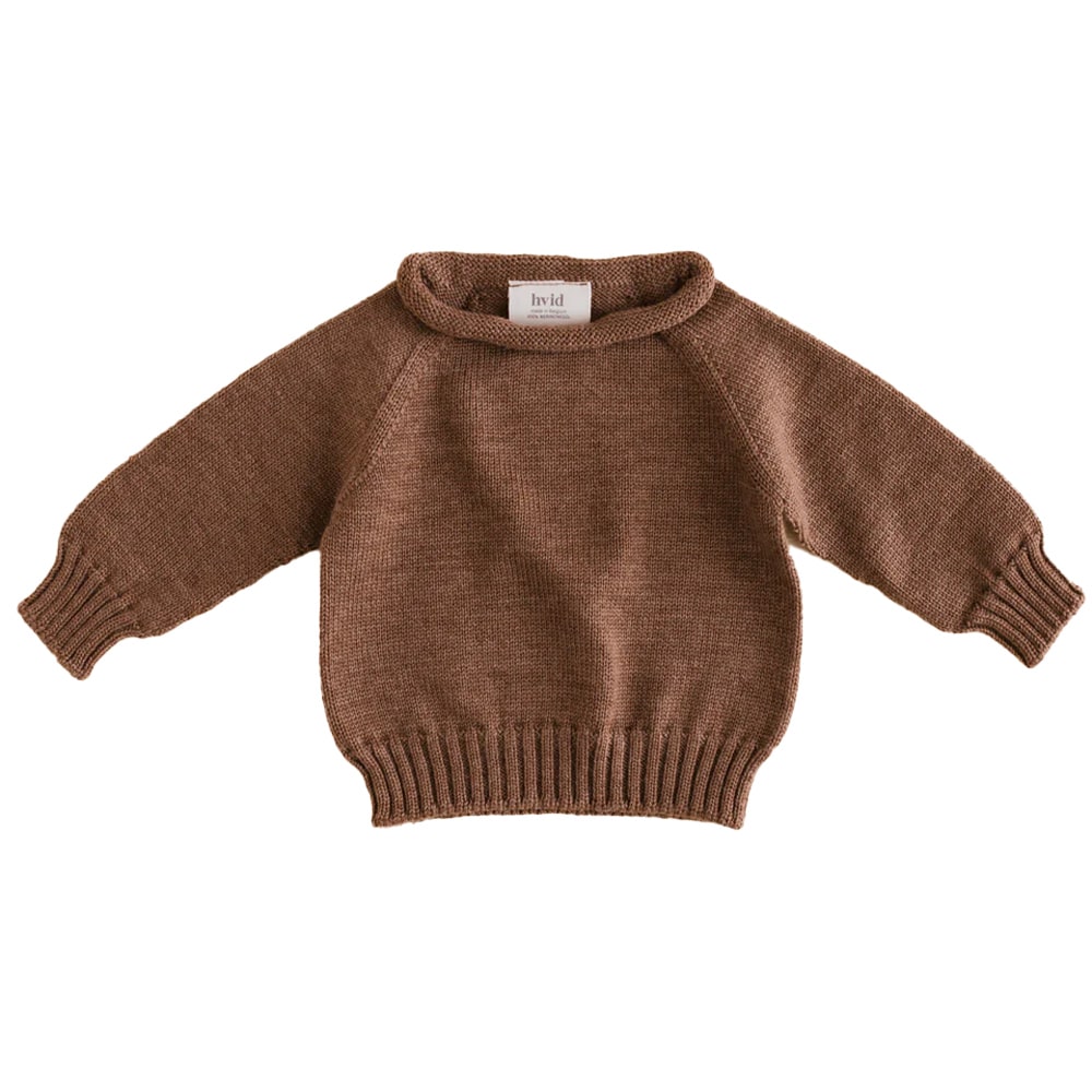 Hvid Trui Georgette 100% Merinowol