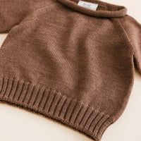 Hvid Trui Georgette 100% Merinowol