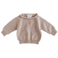 Hvid Trui Georgette 100% Merinowol