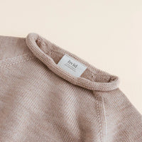 Hvid Trui Georgette 100% Merinowol