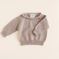 Hvid Trui Georgette 100% Merinowol
