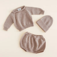 Hvid Trui Georgette 100% Merinowol