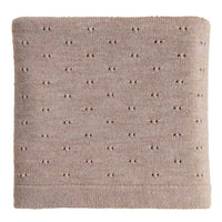 Hvid Wollen Deken Bibi 70 x 95 cm - Sand Hvid