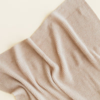Hvid Wollen Deken Gaston - Soft Beige