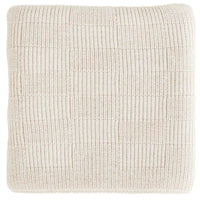 Hvid Wollen Deken Ivy - Cream