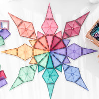 Connetix Geometry Pack Pastel – magnetische tegels 40 stuks – productfoto