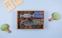 Connetix Transport Pack Pastel – magnetische tegels 50 stuks – productfoto