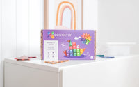 Connetix Starter Pack Pastel – magnetische tegels 64 stuks – productfoto