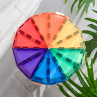 Connetix Geometry Pack Rainbow – magnetische tegels 30 stuks – productfoto
