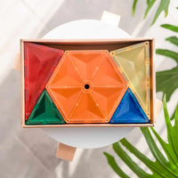 Connetix Geometry Pack Rainbow – magnetische tegels 30 stuks – productfoto