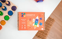 Connetix Vierkant Pack Rainbow – magnetische tegels 42 stuks – productfoto