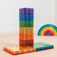 Connetix Vierkant Pack Rainbow – magnetische tegels 42 stuks – productfoto